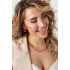 Ketting muntjes - zilver - stainless steel