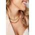 Ketting muntjes - zilver - stainless steel