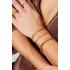 Schakelarmband basic - goud - stainless steel
