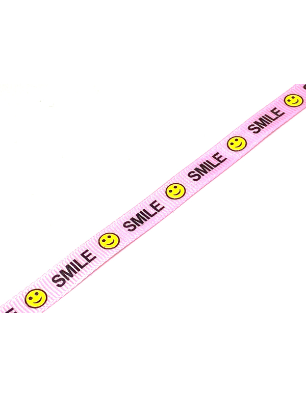 Smiley lint - roze